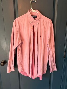 Ralph Lauren Pink Button-Down Dress Shirt
